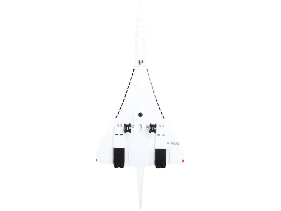 BAC Concorde Passenger Aircraft British Airways 1/350 Diecast Model Airplane Postage Stamp PS5800-2
