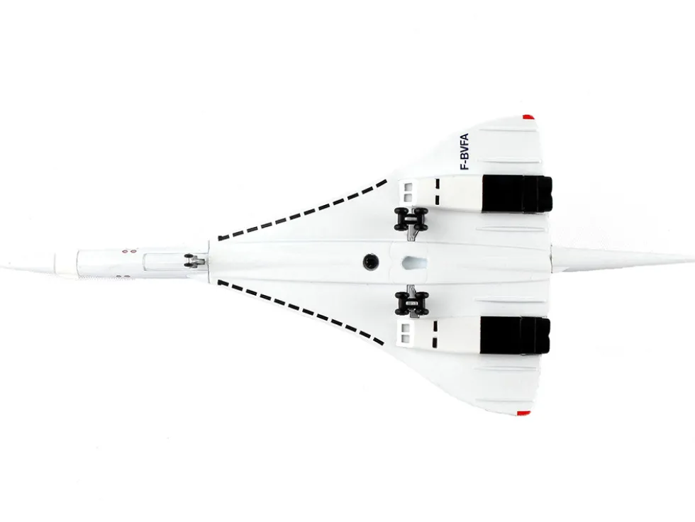 BAC Concorde Passenger Aircraft Air France 1/350 Diecast Model Airplane Postage Stamp PS5800-1
