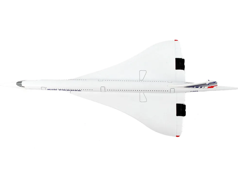 BAC Concorde Passenger Aircraft Air France 1/350 Diecast Model Airplane Postage Stamp PS5800-1