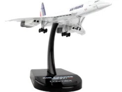 BAC Concorde Passenger Aircraft Air France 1/350 Diecast Model Airplane Postage Stamp PS5800-1