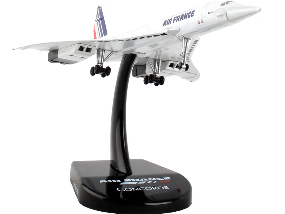 BAC Concorde Passenger Aircraft Air France 1/350 Diecast Model Airplane Postage Stamp PS5800-1