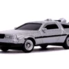 Back to the Future Time Machine 3 piece Set Nano Hollywood Rides Diecast Models Jada 31583