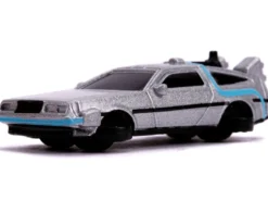 Back to the Future Time Machine 3 piece Set Nano Hollywood Rides Diecast Models Jada 31583