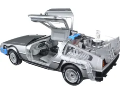 Back To The Future Time Machine Delorean with Mr. Fusion 1/18 Diecast Model Car Hot Wheels CMC98