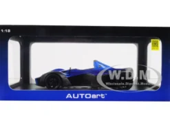 BAC Mono Metallic Blue 1/18 Model Car Autoart 18115