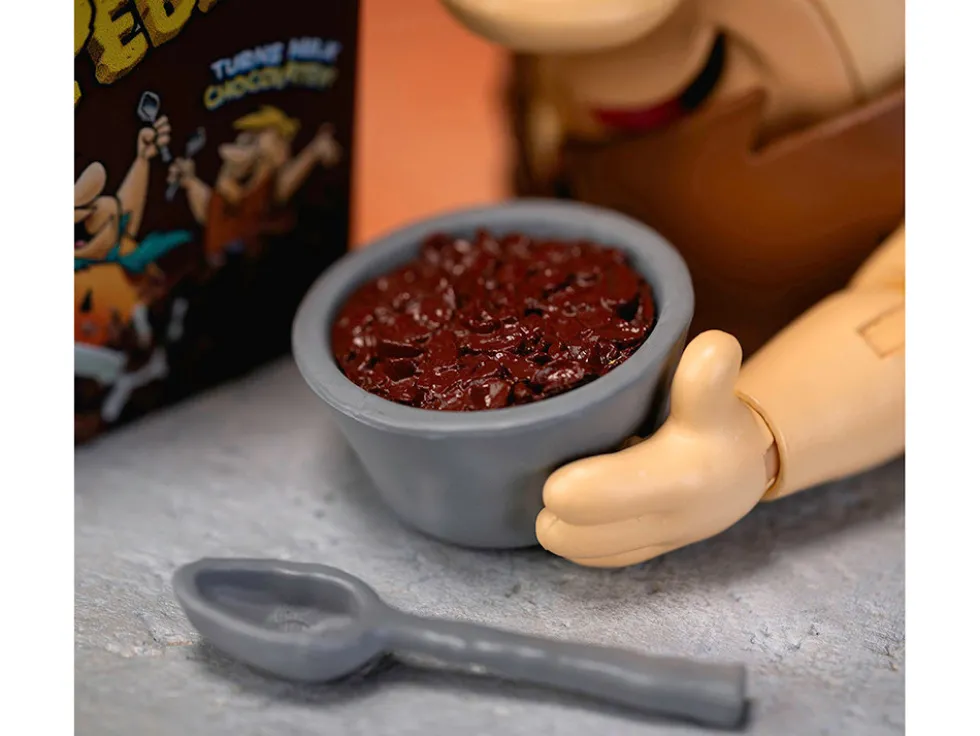 Barney Rubble 4.5" Moveable Figure with Accessories and Alternate Head and Hands "The Flintstones - Post Cocoa Pebbles" Model by Jada