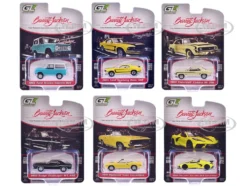 Barrett-Jackson Series 15 Set of 6 Cars 1/64 Diecast Model Cars by Greenlight