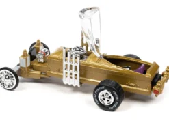 Barris Drag-U-La The Munsters Trivia Pursuit Poker Chip Collector's Token Game Card Pop Culture 2022 Release 3 1/64 Diecast Model Car Johnny Lightning JLPC008-JLSP269