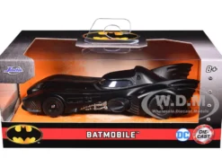 1989 Batman Batmobile 1/32 Diecast Model Car Jada 98226