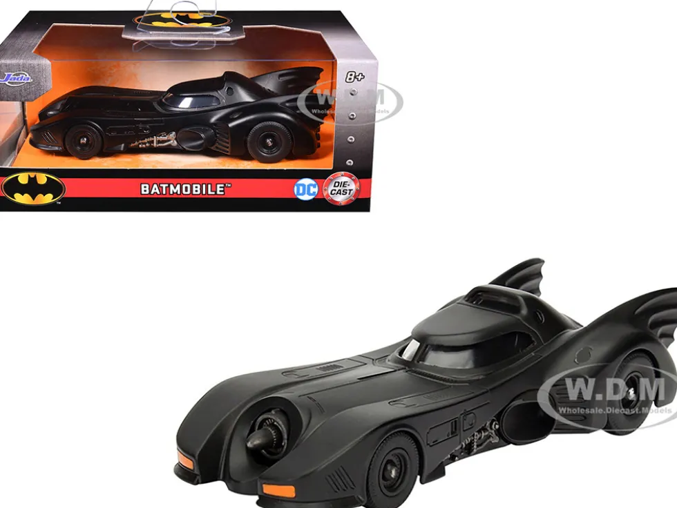 1989 Batman Batmobile 1/32 Diecast Model Car Jada 98226