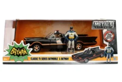 Batman Classic TV Series (1966) Batmobile Batman and Robin in 1/24 Diecast Model Car Jada 98259