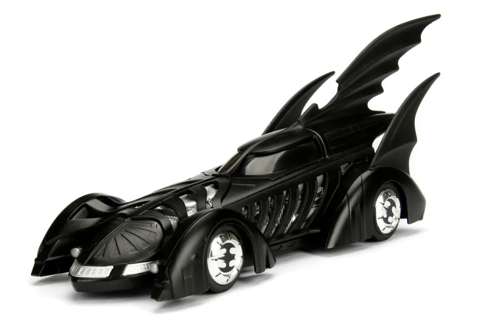1995 Batman Forever Batmobile with Diecast Batman Figure 1/24 Diecast Model Car Jada 98036