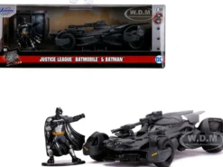 2017 Batmobile Diecast Batman Figurine Justice League 2017 Movie DC Comics Hollywood Rides Series 1/32 Diecast Model Car Jada 31706
