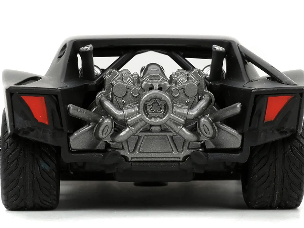 Batmobile Matt Black Batman Diecast Figurine The Batman 2022 Movie DC Comics 1/32 Diecast Model Car Jada 32042