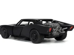 Batmobile Matt Black Batman Diecast Figurine The Batman 2022 Movie DC Comics 1/32 Diecast Model Car Jada 32042