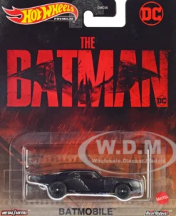 Batmobile Matt Black The Batman 2022 Movie DC Comics Diecast Model Car Hot Wheels GRL75