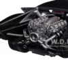 Batmobile Matt Black with Batman Diecast Figure The Batman 2022 Movie DC Comics 1/24 Diecast Model Car Jada 32731