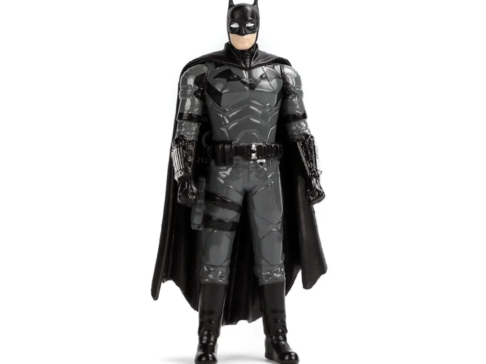 Batmobile Matt Black with Lights Batman Diecast Figurine The Batman 2022 Movie DC Comics 1/18 Diecast Model Car Jada 32504