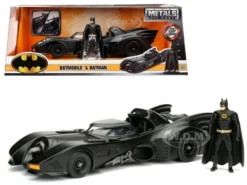 1989 Batmobile with Diecast Batman Figure 1/24 Diecast Model Car Jada 98260