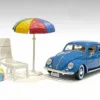Beach Girls Accessories Beach Chair and Beach Umbrella and Duffle Bag for 1/18 Scale Models American Diorama AD76317