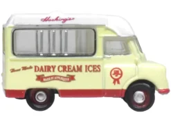 Bedford CA Ice Cream Van "Hockings Dairy Cream Ice" Cream with White Top 1/148 (N) Scale Diecast Model Car by Oxford Diecast