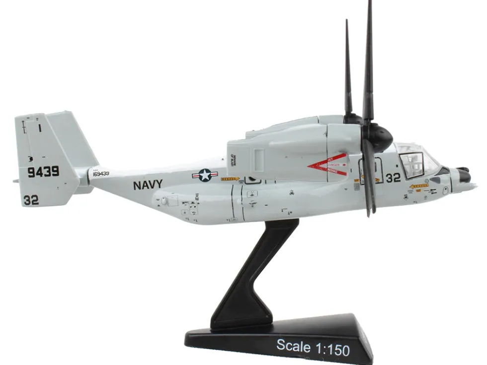 Bell Boeing CMV 22B Osprey Aircraft United States Navy Air Force 1/150 Diecast Model Airplane Postage Stamp PS5378-3