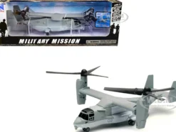 Bell Boeing V 22 Osprey Aircraft 02 Gray US Air Force Military Mission Series 1/72 Diecast Model New Ray 26113