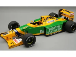 Benetton B192 #20 Perry McCarthy Test Car Formula One F1 "British GP" (1992) "Mythos Series" with Display Case Limited Edition to 20 pieces Worldwide 1/18 Model Car by Tecnomodel