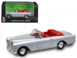 1961 Bentley Continental S2 Park Ward DHC Convertible Silver 1/43 Diecast Car Model Road Signature 43214