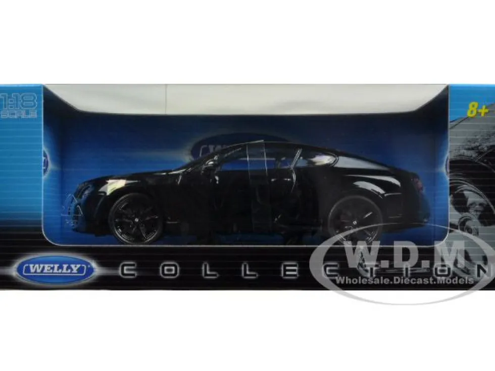 Bentley Continental Supersports Black 1/18 Diecast Car Model Welly 18038