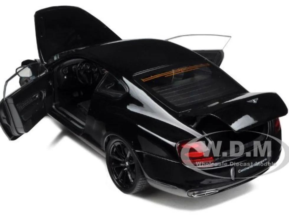 Bentley Continental Supersports Black 1/18 Diecast Car Model Welly 18038