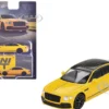 Bentley Flying Spur Monaco Yellow with Black Top Limited Edition 1/64 Diecast Model Car by Mini GT