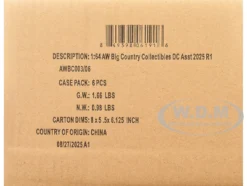 Big Country Collectibles 2025 Release 1 Set of 6 pieces 1/64 Diecast Model Cars by Auto World