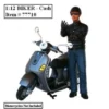 Biker Cash Figure For 1:12 Models American Diorama 77710