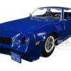 Billy's Chevrolet Camaro Z28 Dark Blue Collectible Coin Stranger Things 2016 TV Series 1/24 Diecast Model Car Jada 31110