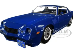 Billy's Chevrolet Camaro Z28 Dark Blue Collectible Coin Stranger Things 2016 TV Series 1/24 Diecast Model Car Jada 31110