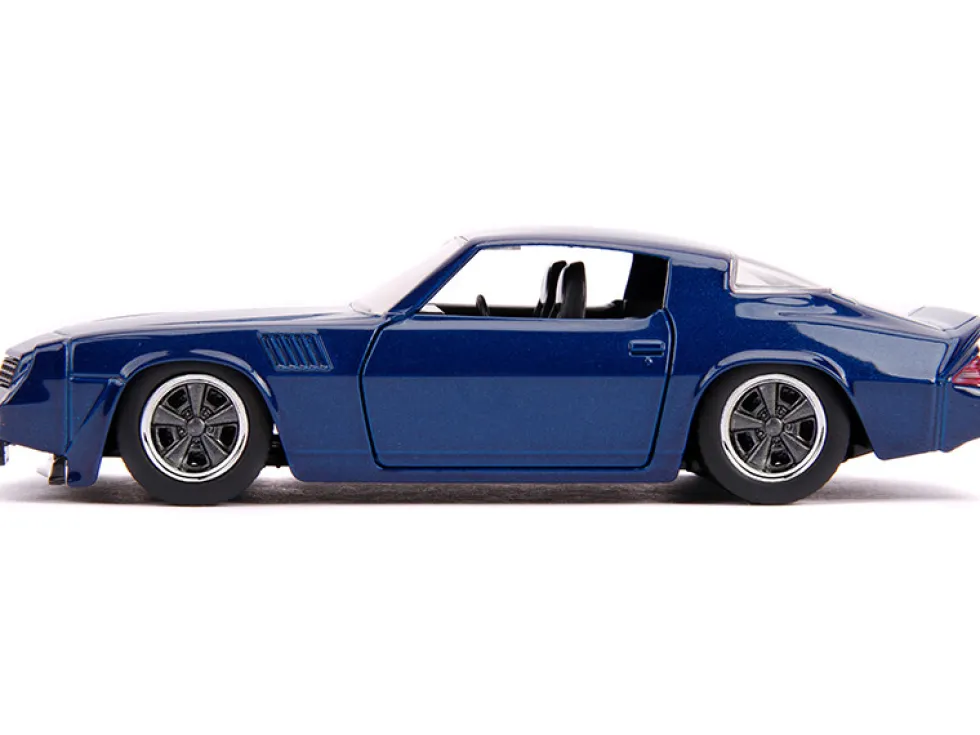 Billy's Chevrolet Camaro Z28 Metallic Dark Blue Stranger Things 2016 TV Series Hollywood Rides 1/32 Diecast Model Car Jada 31113
