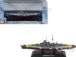 Bismarck Battleship "German Navy" (1941) "Legendary Battleships" Series 1/1250 Diecast Model by Militaria Die Cast