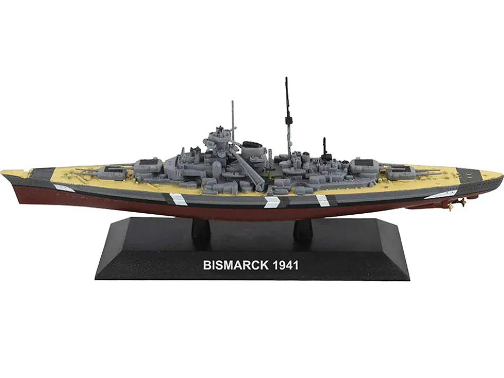 Bismarck Battleship "German Navy" (1941) "Legendary Battleships" Series 1/1250 Diecast Model by Militaria Die Cast