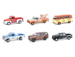 Blue Collar Collection Series 14 Set of 6 pieces 1/64 Diecast Model Cars by Greenlight