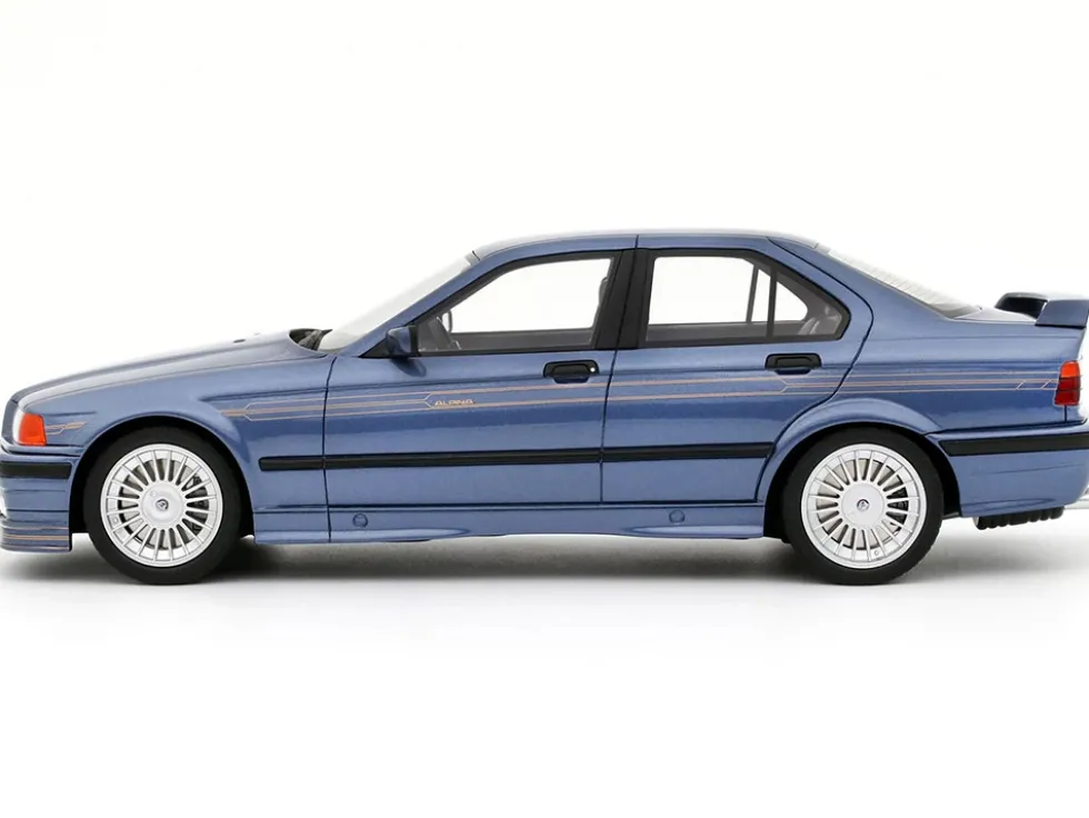 1992 BMW Alpina B6 2.8 Alpina Blue Metallic Limited Edition to 2500 pieces Worldwide 1/18 Model Car by Otto Mobile