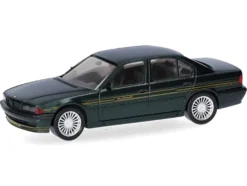 BMW Alpina B12 Green Metallic 1/87 (HO) Plastic Model Car by Herpa