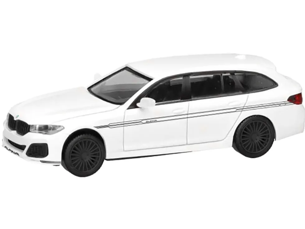 BMW Alpina B5 Touring White 1/87 (HO) Plastic Model Car by Herpa