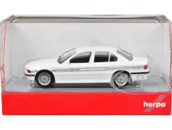 BMW Alpina B12 White 1/87 (HO) Plastic Model Car by Herpa