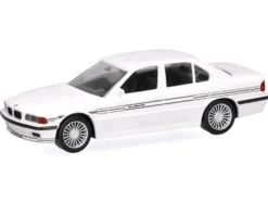BMW Alpina B12 White 1/87 (HO) Plastic Model Car by Herpa