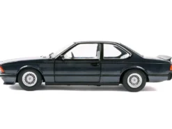 1984 BMW 635 CSI (E24) Macau Blue Metallic with White Interior 1/18 Diecast Model Car by Solido