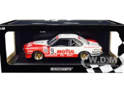 BMW 635 CSi #9 Hollinger Giroix Krucker Motul Garage du Bac 24H of Spa 1984 Limited Edition 300 pieces Worldwide 1/18 Diecast Model Car Minichamps 155842509
