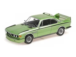 1973 BMW 3.0 CSL Green Metallic with Black Stripes Limited Edition 450 pieces Worldwide 1/18 Diecast Model Car Minichamps 155028132