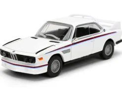 1975 BMW 3.0 CSL White with Red and Blue Stripes