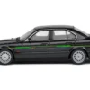 1994 BMW E34 Alpina B10 BiTurbo Black Metallic with Green Graphics 1/43 Diecast Model Car by Solido